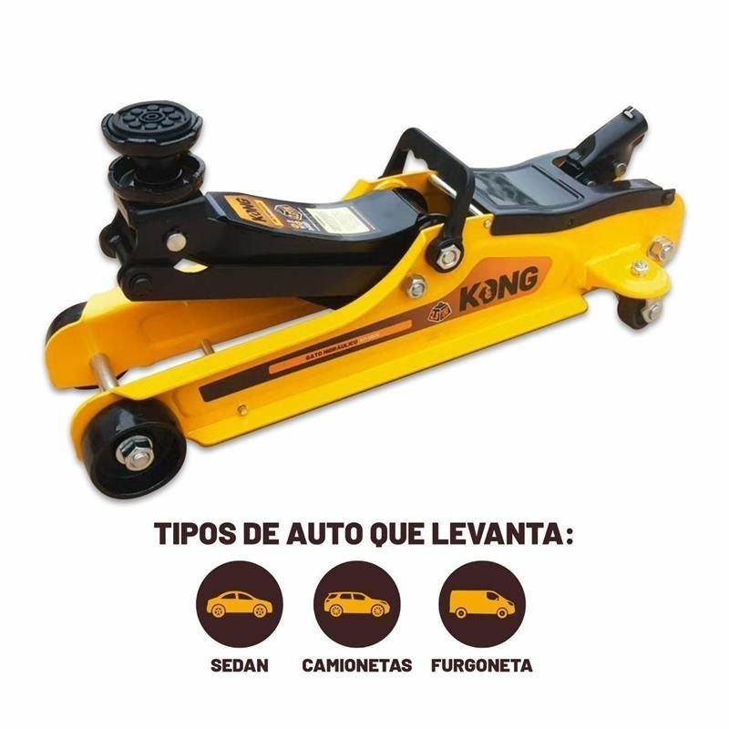 Gato Hidráulico de Patín 2.5 Toneladas Kong KO-G025 – Gato de Piso para Auto con Elevación Segura - Imagen 6