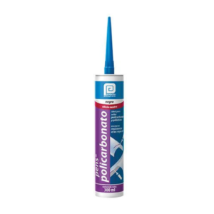Silicón Neutro Transparente para Policarbonato 300 ml – Sellado Profesional contra Filtraciones y Humedad